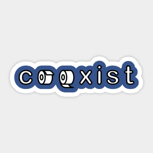 Toilet Paper Coexistence Sticker